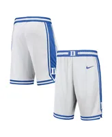 Men's Nike White Duke Blue Devils Limited Basketball Shorts