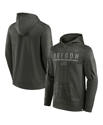 Men's Fanatics Olive Oregon Ducks Oht Military-Inspired Appreciation Guardian Pullover Hoodie