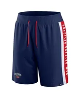 Men's Fanatics Navy New Orleans Pelicans Referee Iconic Mesh Shorts