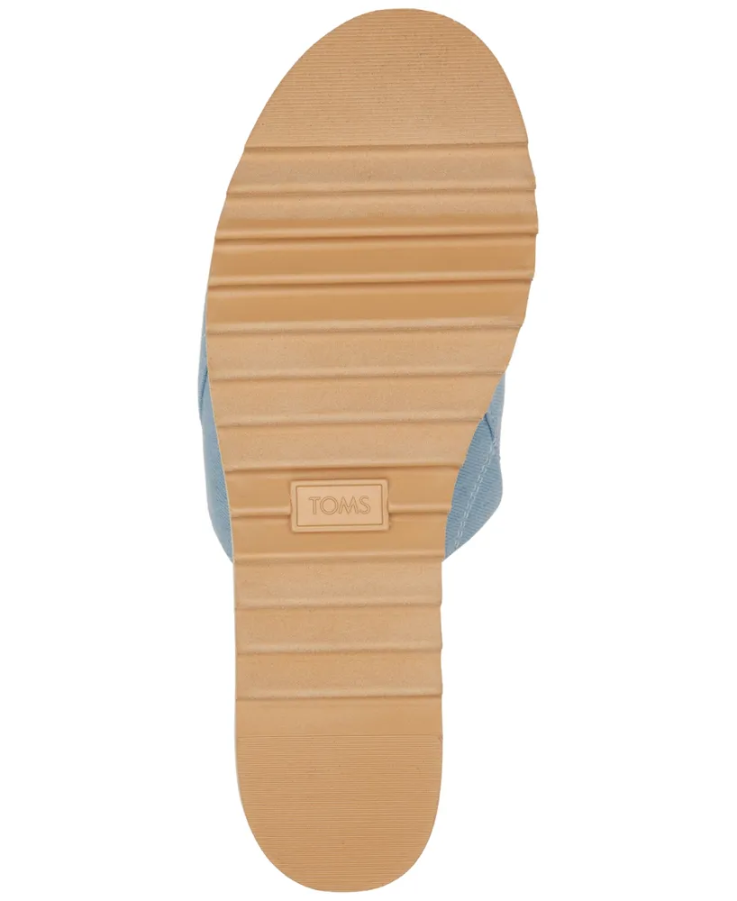 Toms Women's Diana Flatform Slide Wedge Sandals