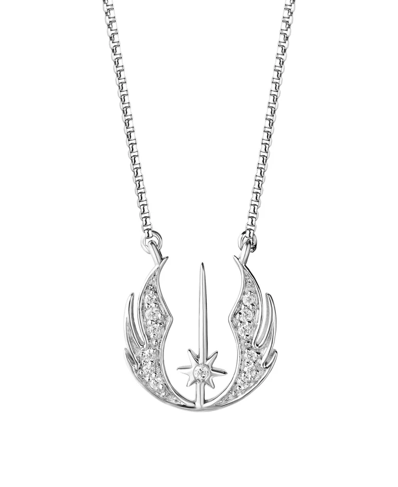 Star Wars The Jedi Order Diamond Pendant Necklace (1/10 ct. t.w.) in Sterling Silver