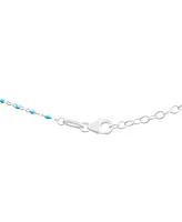 Giani Bernini Enamel Bead Collar Necklace, 16" + 2" extender, Created for Macy's