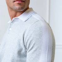 Hope & Henry Men's Short Sleeve Sweater Polo