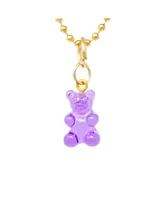 Purple Gummy Bear Necklace for Girls