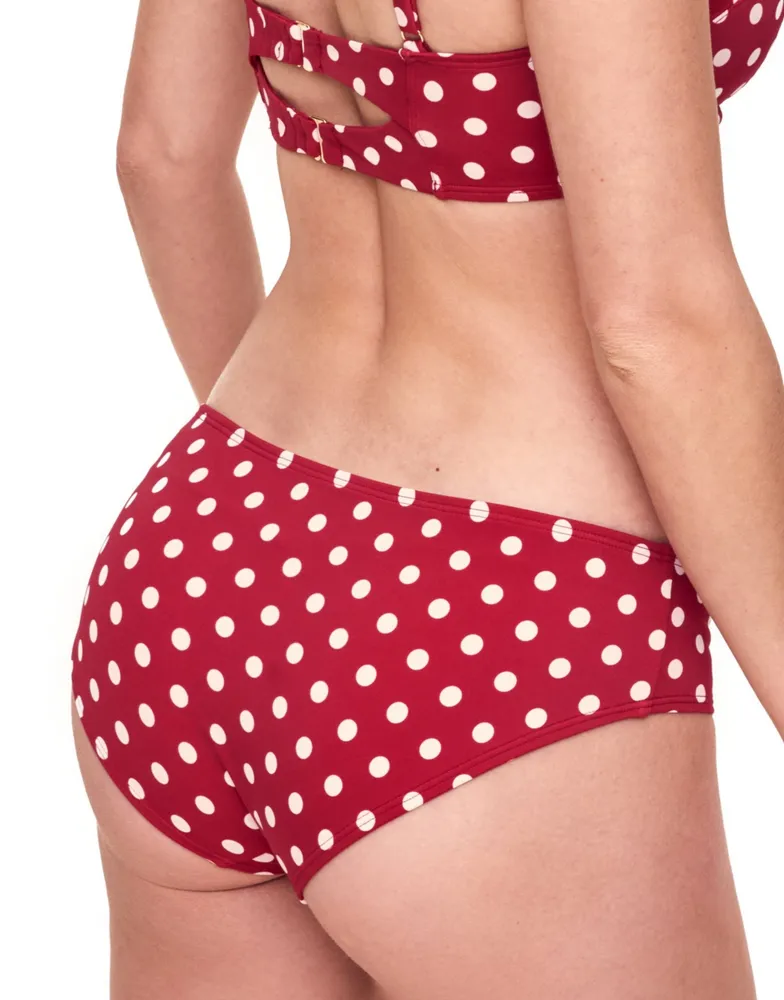 Adore Me Plus Size Vivien Swimwear High-waist Bikini Bottom In Novelty Pink