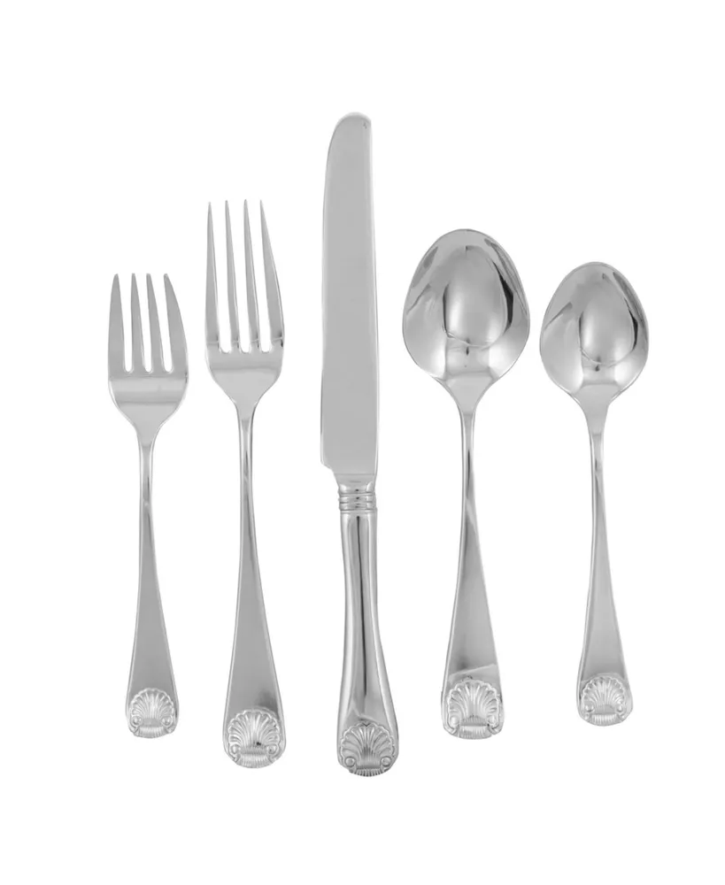 Ginkgo Coquille Flatware 20 Piece Set, Service for 4