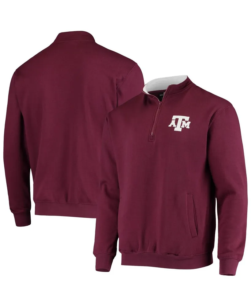 Men's Colosseum Maroon Texas A&M Aggies Tortugas Logo Quarter-Zip Jacket