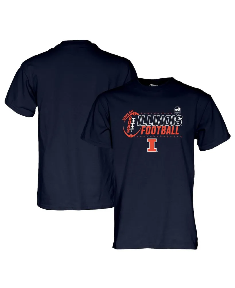 Men's Blue 84 Navy Illinois Fighting Illini 2023 ReliaQuest Bowl T-shirt