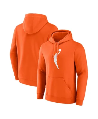 Men's Fanatics Orange Wnba Primary Logo Pullover Hoodie