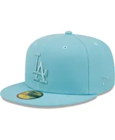 Men's New Era Light Blue Los Angeles Dodgers Color Pack 59FIFTY Fitted Hat