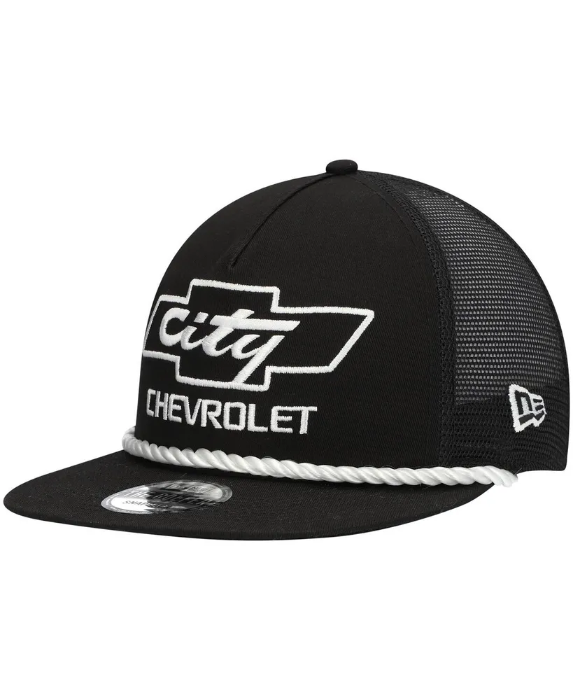 Men's New Era Black Chevrolet Golfer Snapback Hat