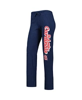 Concepts Sport Women's Navy, Red St. Louis Cardinals Wordmark Meter Muscle Tank Top and Pants Sleep Set