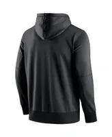 Men's Nike Black Iowa Hawkeyes Logo Performance Full-Zip Hoodie