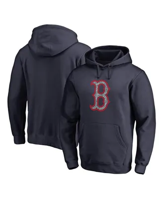 Men's Fanatics Navy Boston Red Sox Static Logo Pullover Hoodie