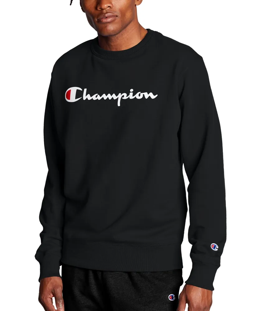 Champion Men's Powerblend Fleece Logo Sweatshirt