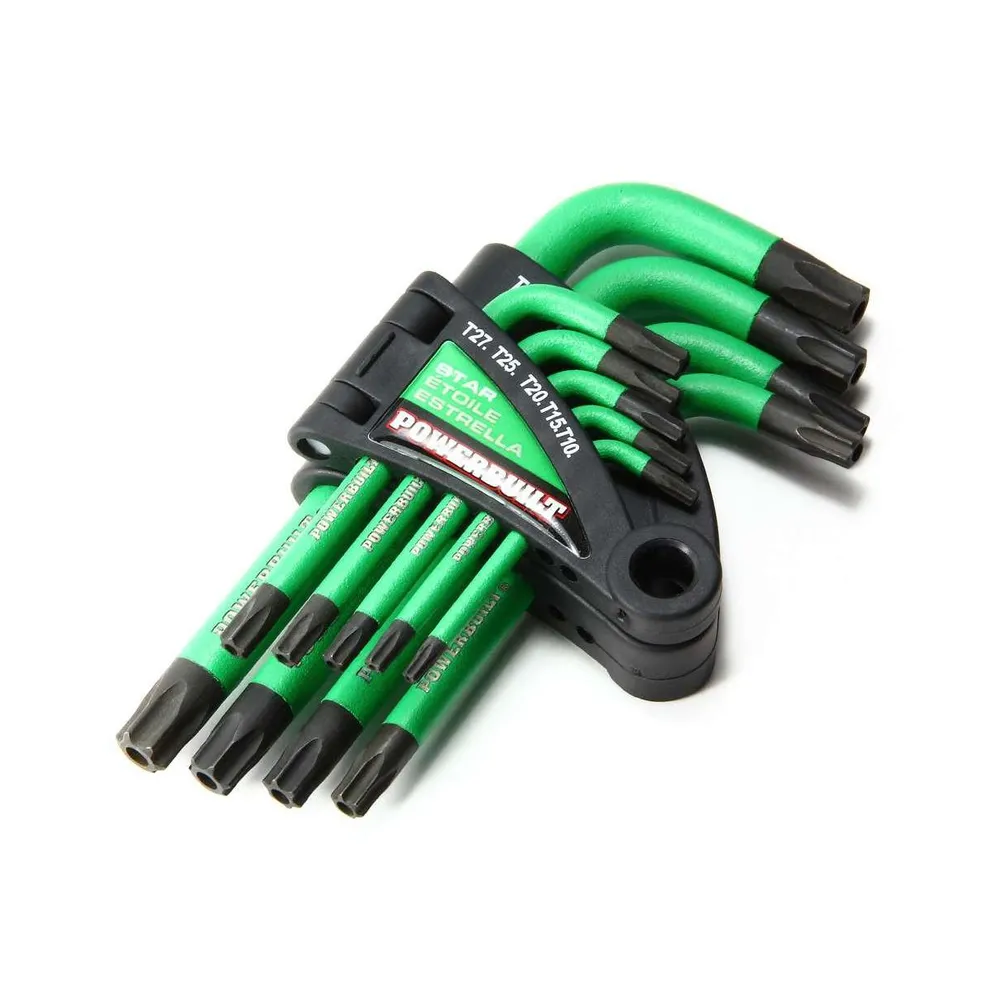 9 Piece Zeon Metric Hex Key Wrench Set for Damaged Fasteners