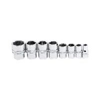 Powerbuilt 8 Piece Zeon Sae Socket Set for Damaged Bolts