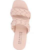 Journee Collection Women's Kyaa Braided Platform Sandals