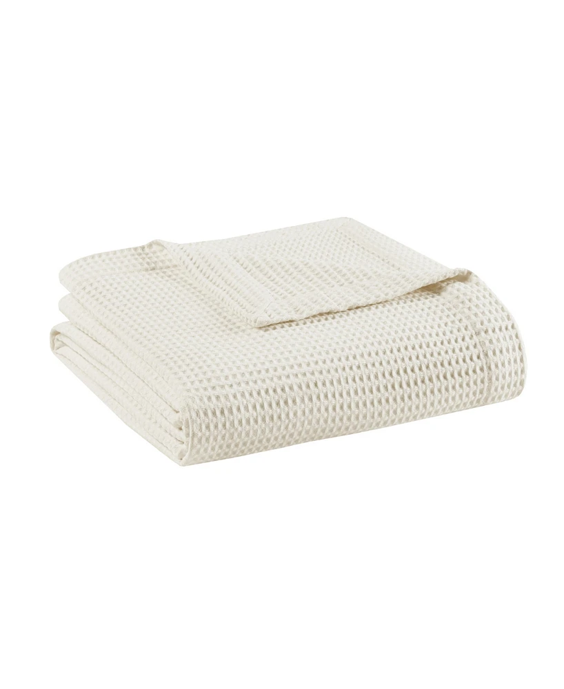 Beautyrest Waffle Weave Cotton Blanket