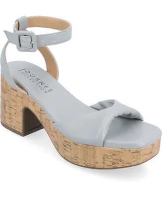 Journee Collection Women's Eianna Platform Sandals