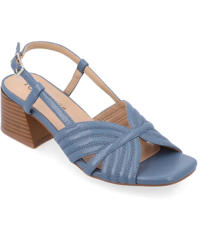 Journee Collection Women's Kirsi Square Toe Sandals