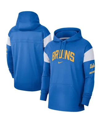 Men's Nike Blue Ucla Bruins Jersey Performance Pullover Hoodie
