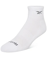 Reebok Men's 6-Pk. 1/2 Terry Performance Quarter Socks