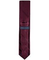 Tommy Hilfiger Men's Solid Textured Stripe Tie