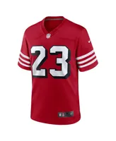 Men's Nike Christian McCaffrey Scarlet San Francisco 49ers Alternate Game Player Jersey