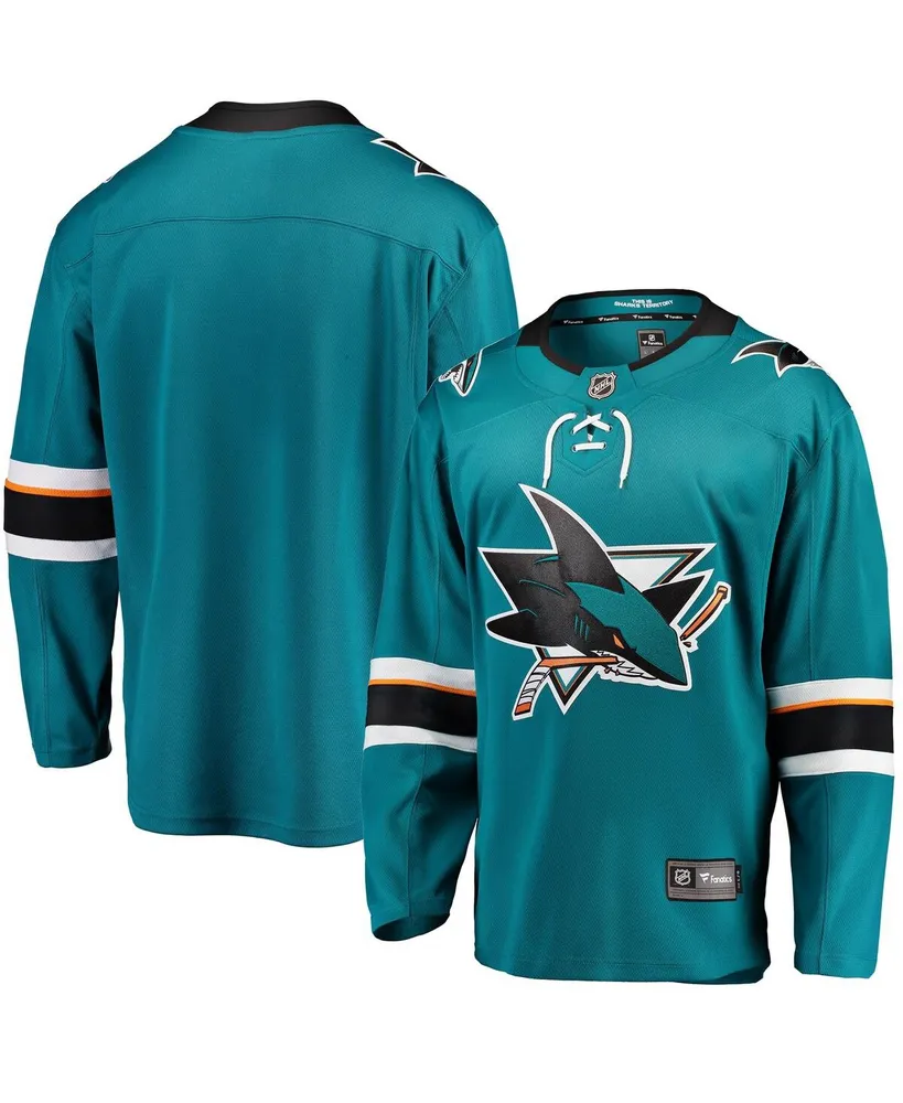 Men's Fanatics Teal San Jose Sharks Breakaway Home Jersey