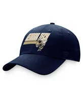 Men's Top of the World Navy Georgia Tech Yellow Jackets Slice Adjustable Hat