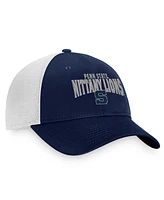Men's Top of the World Navy, White Penn State Nittany Lions Breakout Trucker Snapback Hat