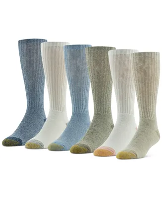 Men's 6-Pack Casual Harrington Socks