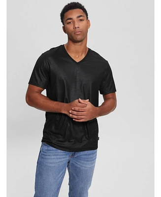 Guess Men's Mason Yoke V-Neck T-shirt