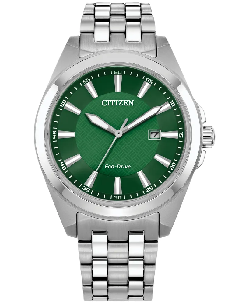 Citizen Eco-Drive Men's Peyten Stainless Steel Bracelet Watch 41mm - Silver