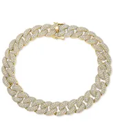 Men's Diamond Cuban Link Bracelet (10 ct. t.w) in 10k Gold