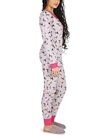 MeMoi Women's Dog Mania 2 Piece Pajama Set