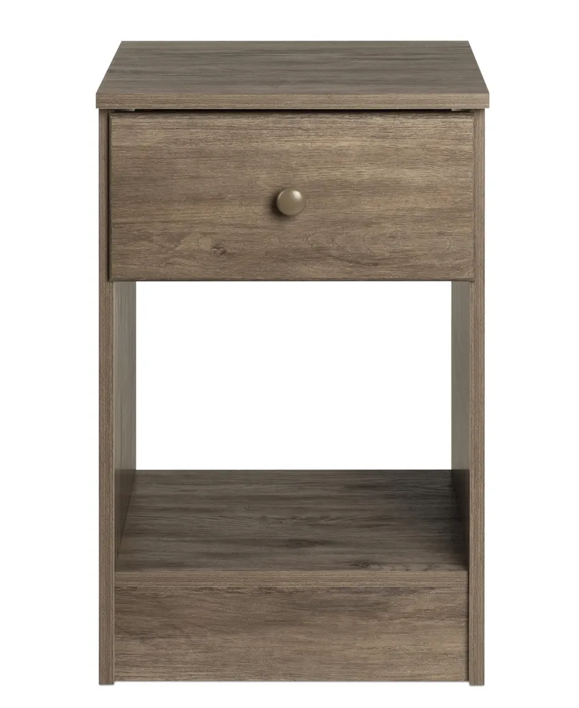 Prepac Astrid Tall 1-Drawer Nightstand