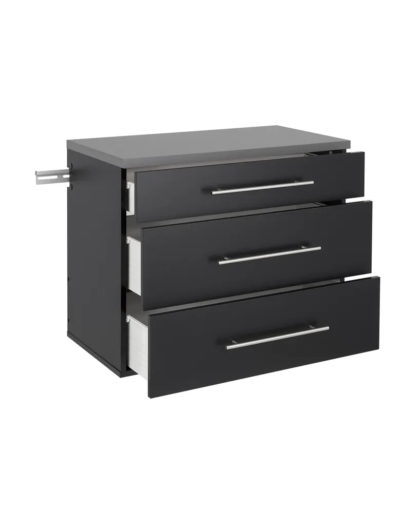Prepac Hang-ups 3-Drawer Base Storage Cabinet