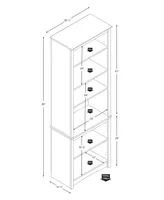 Prepac Tall 6-Shelf Bookcase