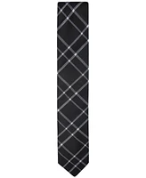 Calvin Klein Men's Stitch Plaid Tie