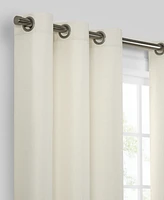 Eclipse Kendall Grommet Solid Textured Thermaback Blackout Curtain Panel, 54" x 42"