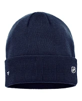 Men's Fanatics Deep Sea Blue Seattle Kraken Authentic Pro Road Cuffed Knit Hat