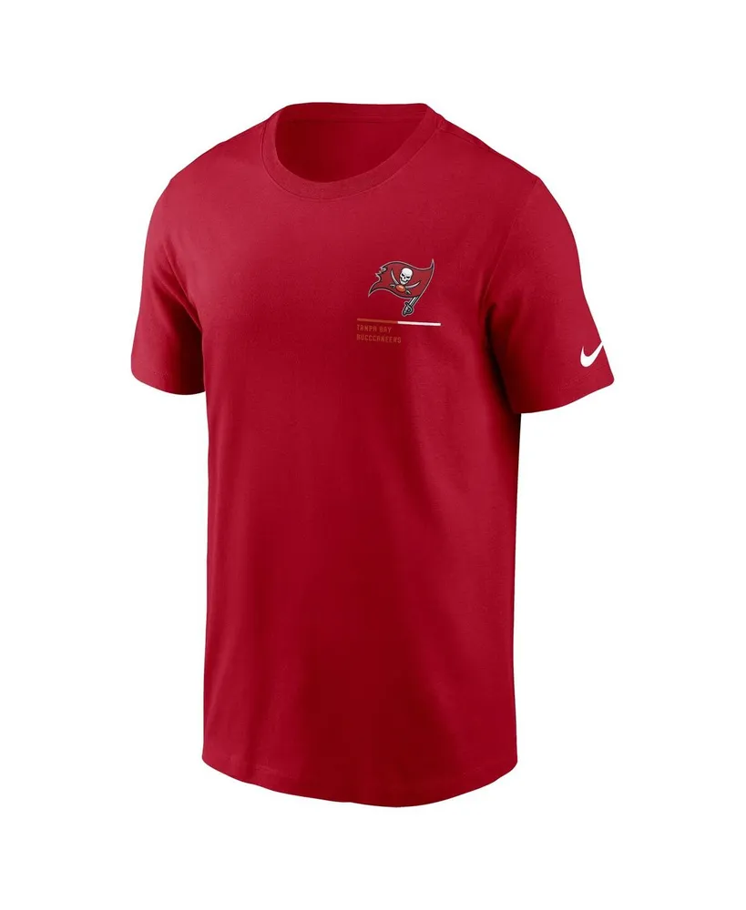 Men's Nike Red Tampa Bay Buccaneers Team Incline T-shirt