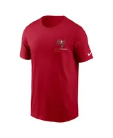 Men's Nike Red Tampa Bay Buccaneers Team Incline T-shirt