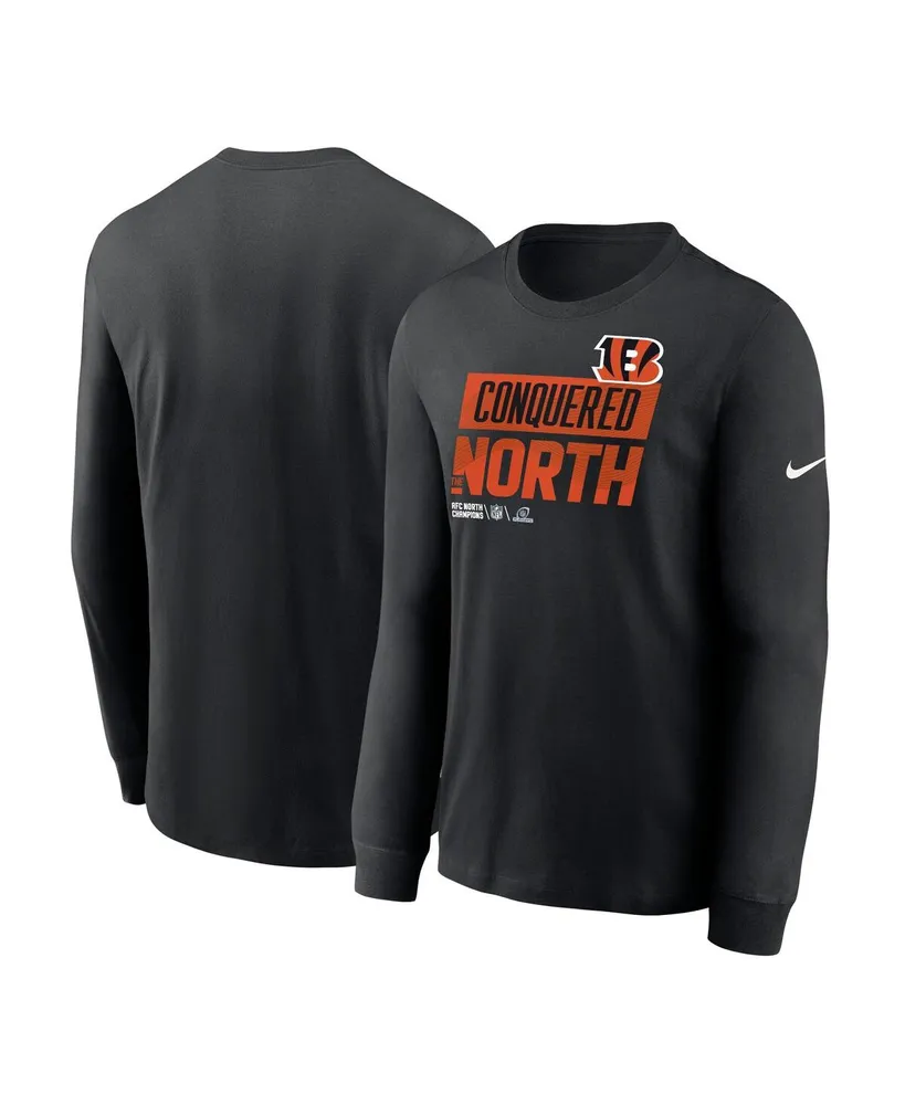 Cincinnati Bengals 2021 AFC Champions Iconic T-Shirt - Black