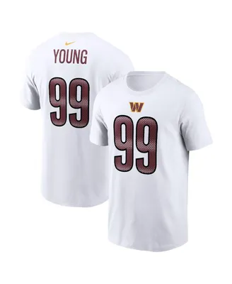 Men's Nike Chase Young Burgundy Washington Commanders Game Jersey Size: Small