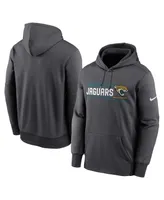 Men's Nike Anthracite Jacksonville Jaguars Prime Logo Name Split Pullover Hoodie