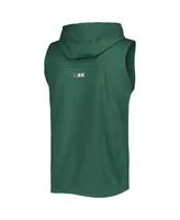 Men's Msx by Michael Strahan Green Bay Packers Relay Sleeveless Pullover Hoodie