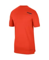 Men's Nike Orange Syracuse 2022 Coaches Uv Performance T-shirt